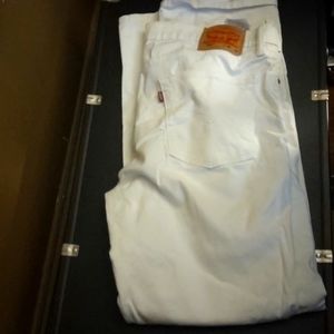 Levi's Men's white jeans